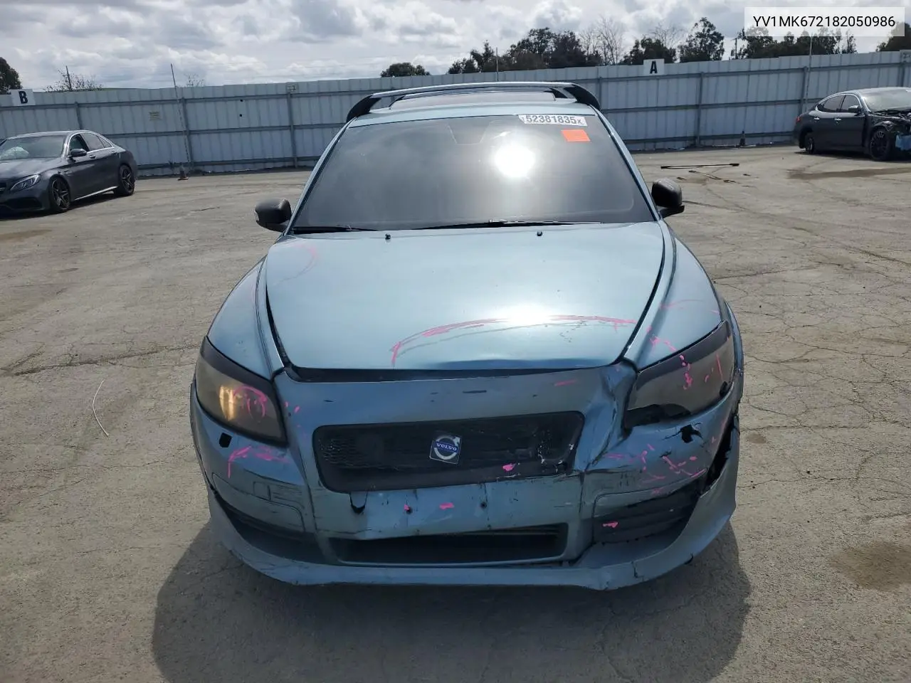 2008 Volvo C30 T5 VIN: YV1MK672182050986 Lot: 52381835