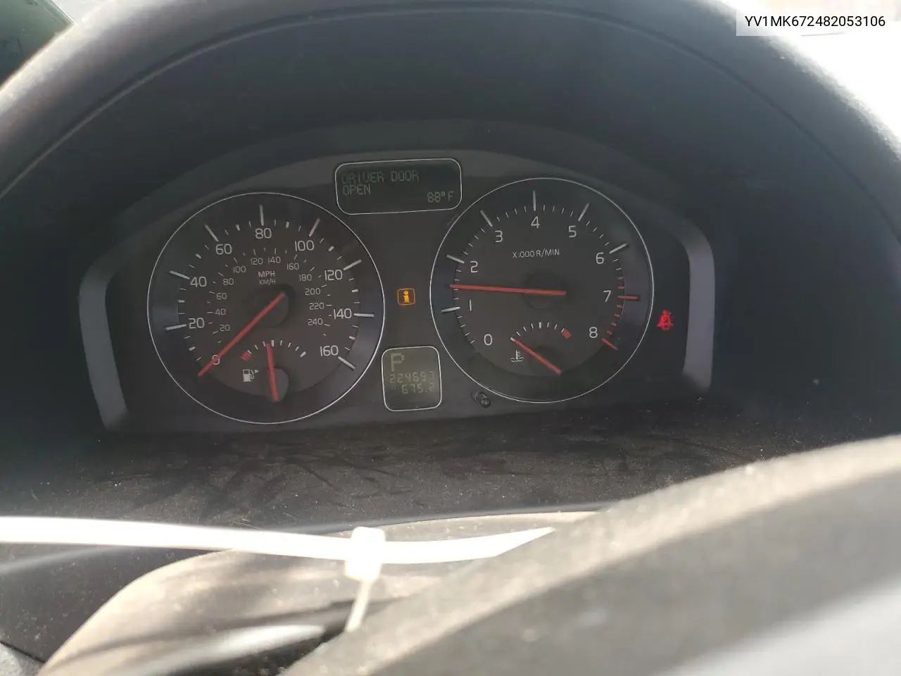 2008 Volvo C30 T5 VIN: YV1MK672482053106 Lot: 60937495