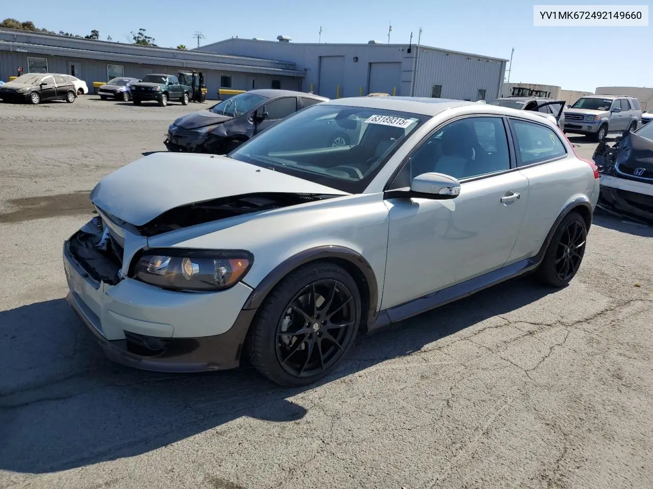 2009 Volvo C30 T5 VIN: YV1MK672492149660 Lot: 63189315