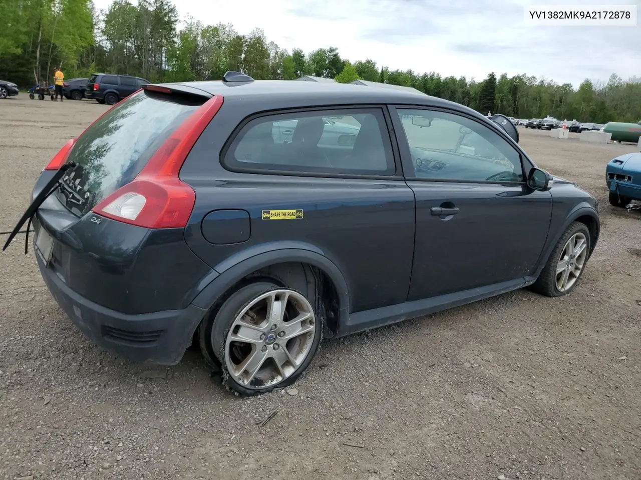 2010 Volvo C30 2.4I VIN: YV1382MK9A2172878 Lot: 58370375