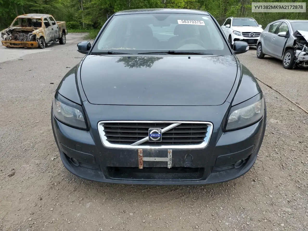 2010 Volvo C30 2.4I VIN: YV1382MK9A2172878 Lot: 58370375