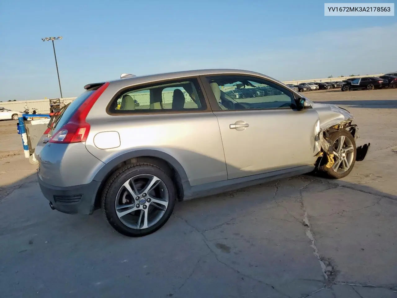 2010 Volvo C30 T5 VIN: YV1672MK3A2178563 Lot: 62489955