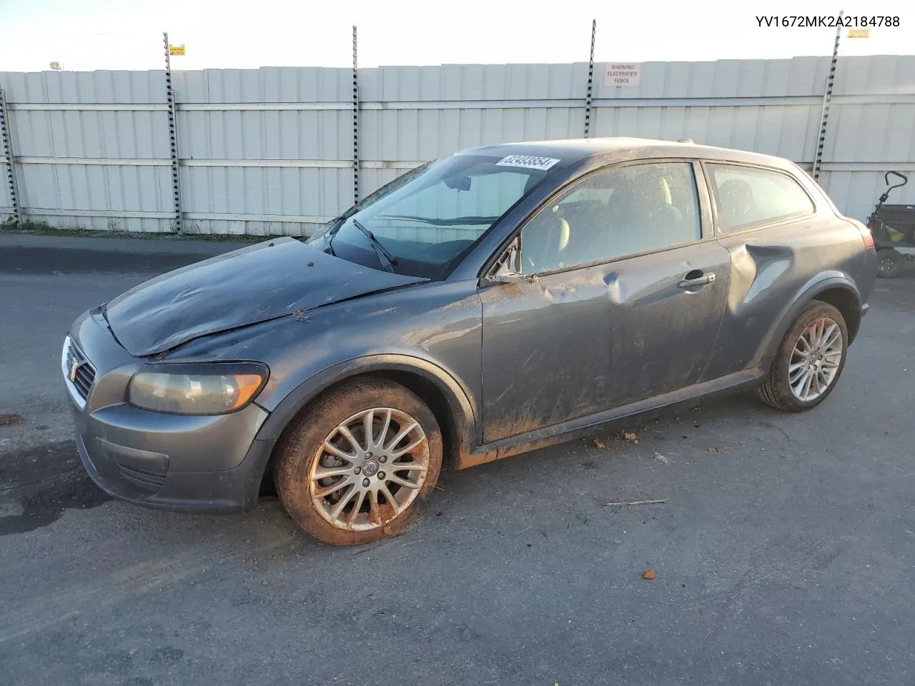 2010 Volvo C30 T5 VIN: YV1672MK2A2184788 Lot: 82493854
