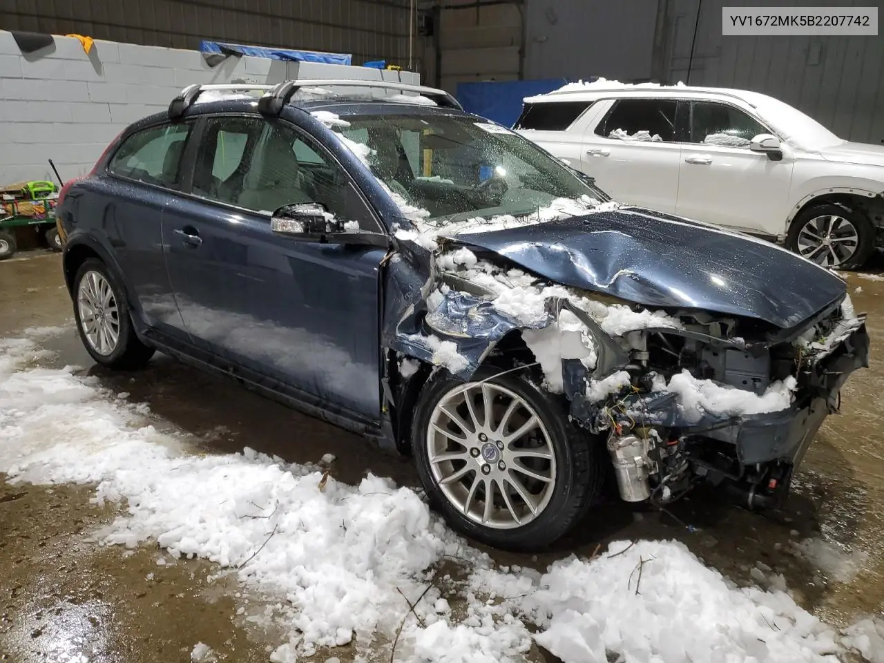 2011 Volvo C30 T5 VIN: YV1672MK5B2207742 Lot: 44854415