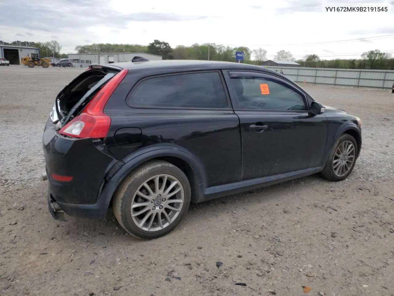 2011 Volvo C30 T5 VIN: YV1672MK9B2191545 Lot: 51523445