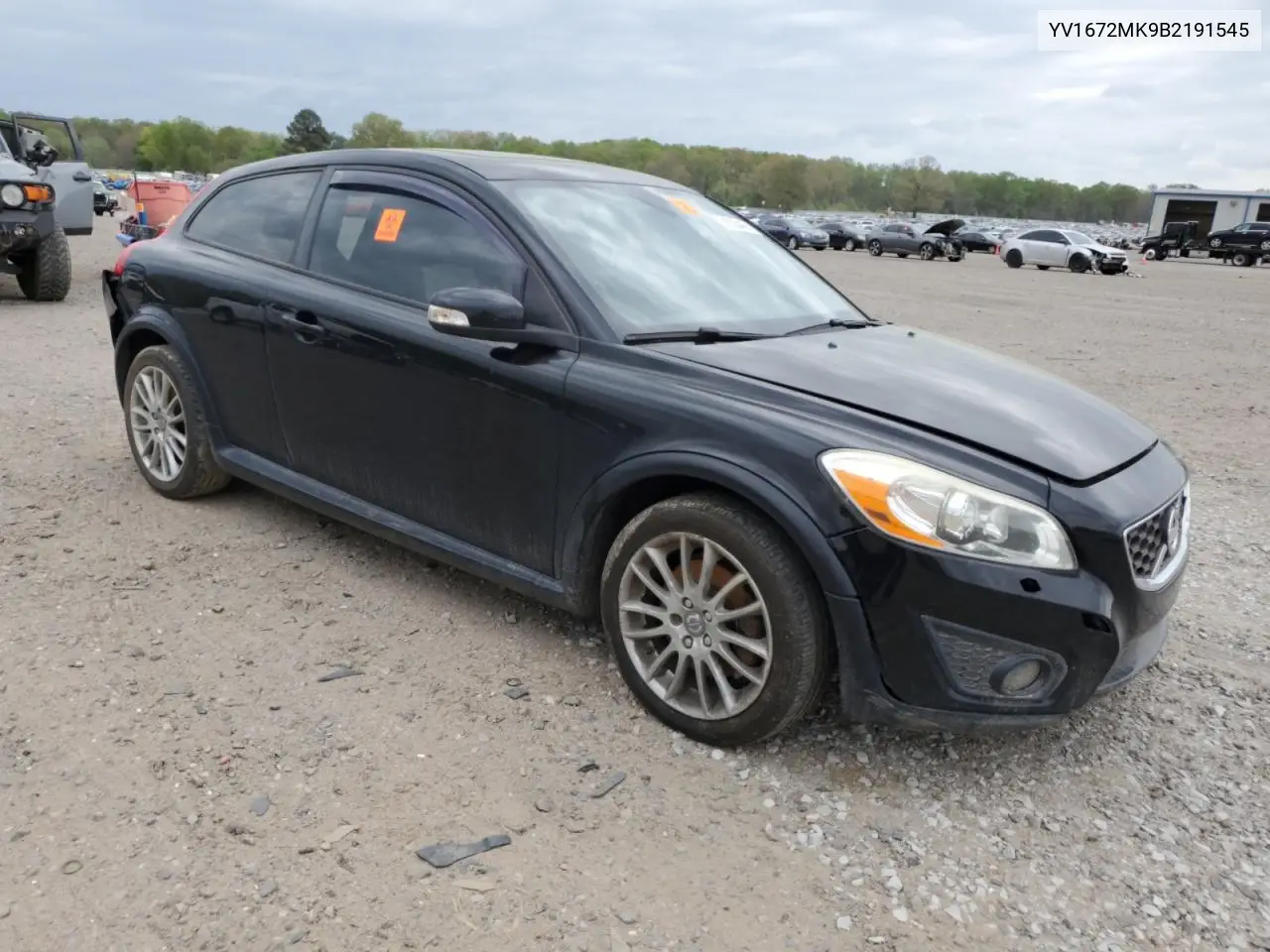 2011 Volvo C30 T5 VIN: YV1672MK9B2191545 Lot: 51523445