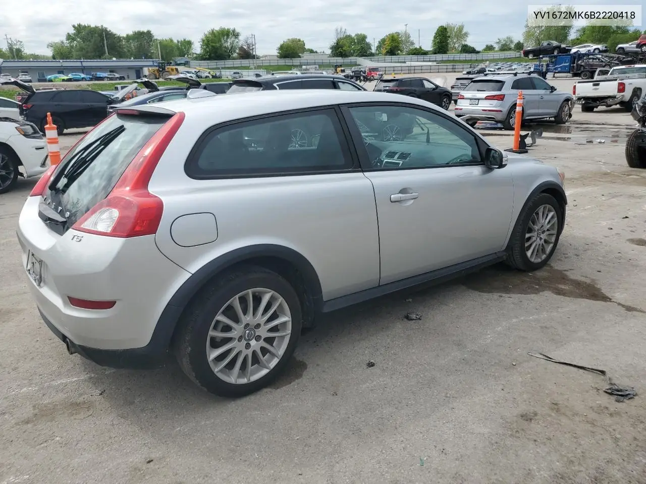 2011 Volvo C30 T5 VIN: YV1672MK6B2220418 Lot: 55934145