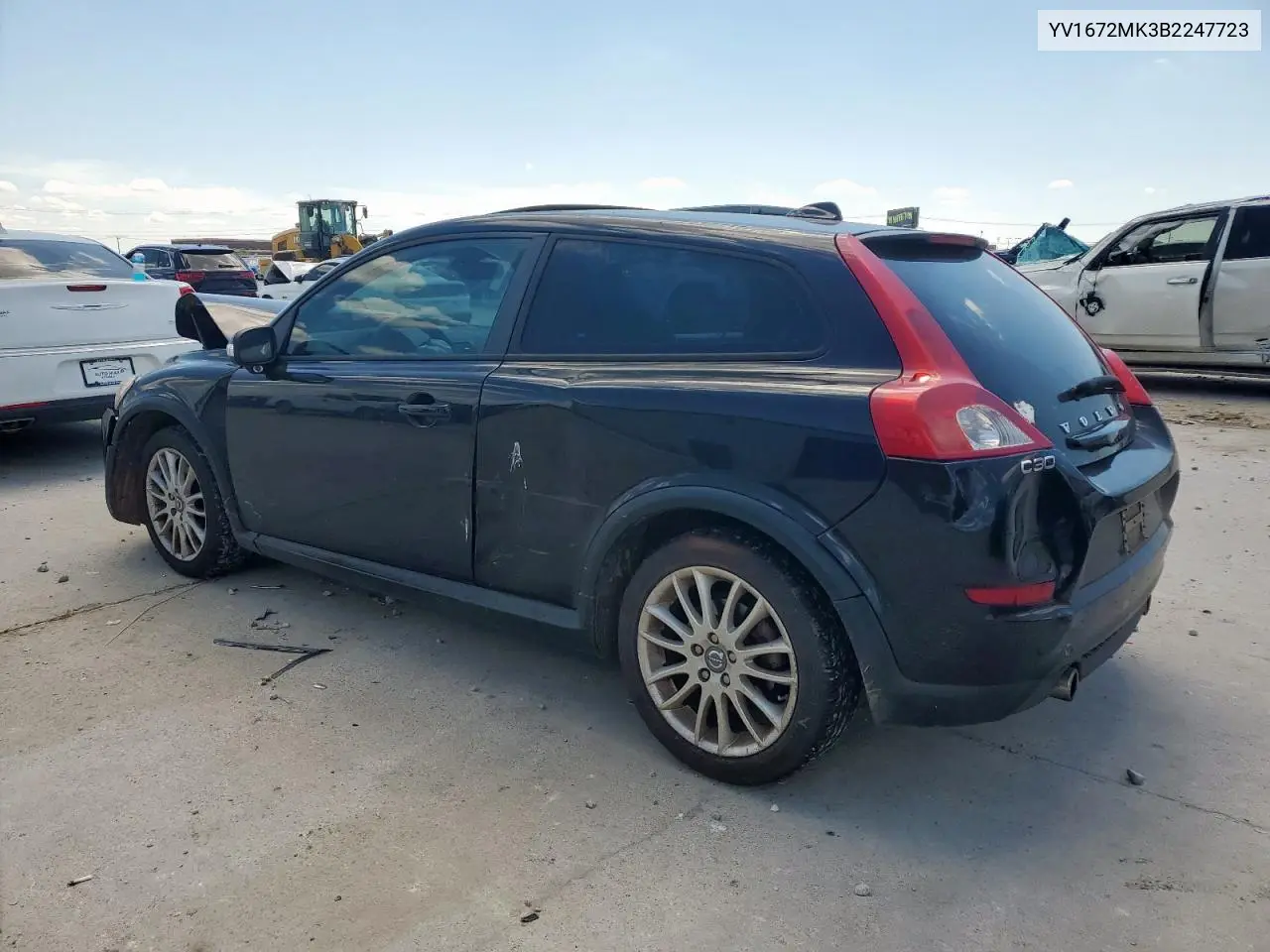 2011 Volvo C30 T5 VIN: YV1672MK3B2247723 Lot: 56505685