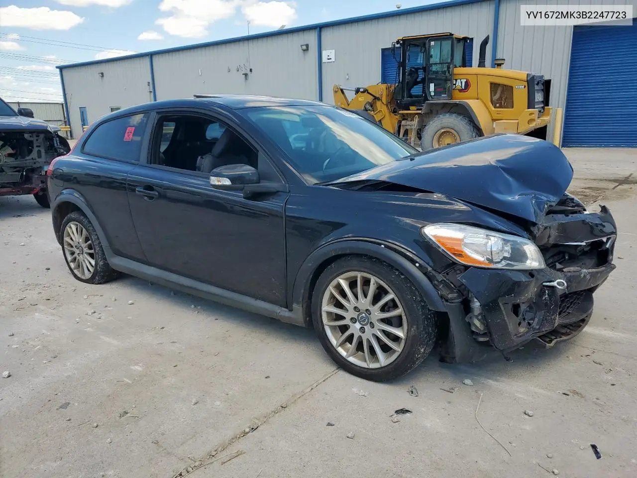 2011 Volvo C30 T5 VIN: YV1672MK3B2247723 Lot: 56505685