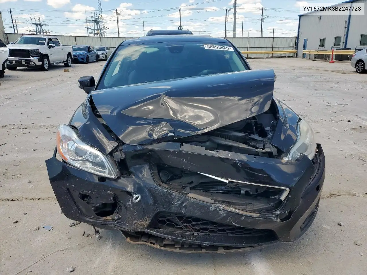 2011 Volvo C30 T5 VIN: YV1672MK3B2247723 Lot: 56505685