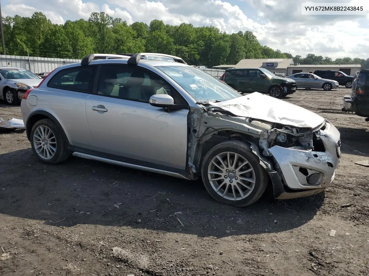 2011 Volvo C30 T5 VIN: YV1672MK8B2243845 Lot: 57031345