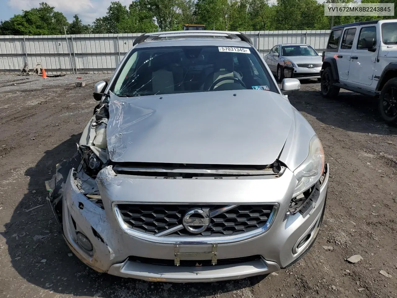 2011 Volvo C30 T5 VIN: YV1672MK8B2243845 Lot: 57031345