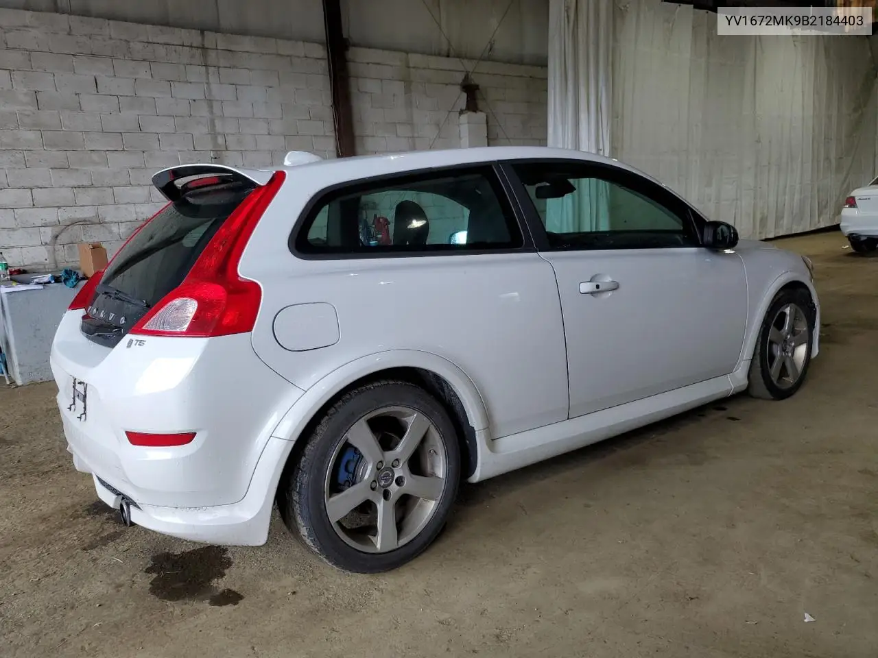 2011 Volvo C30 T5 VIN: YV1672MK9B2184403 Lot: 57529545