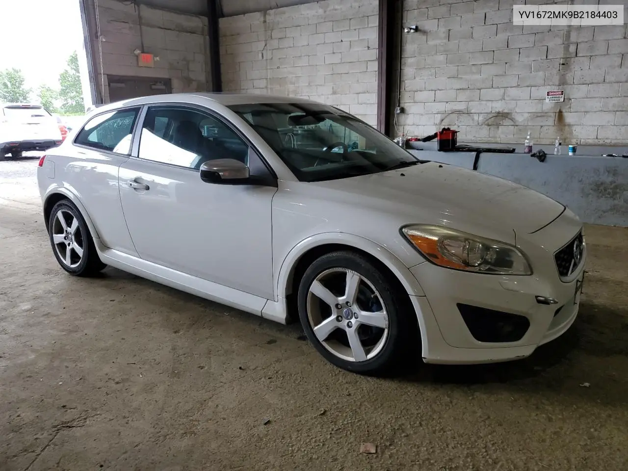 2011 Volvo C30 T5 VIN: YV1672MK9B2184403 Lot: 57529545