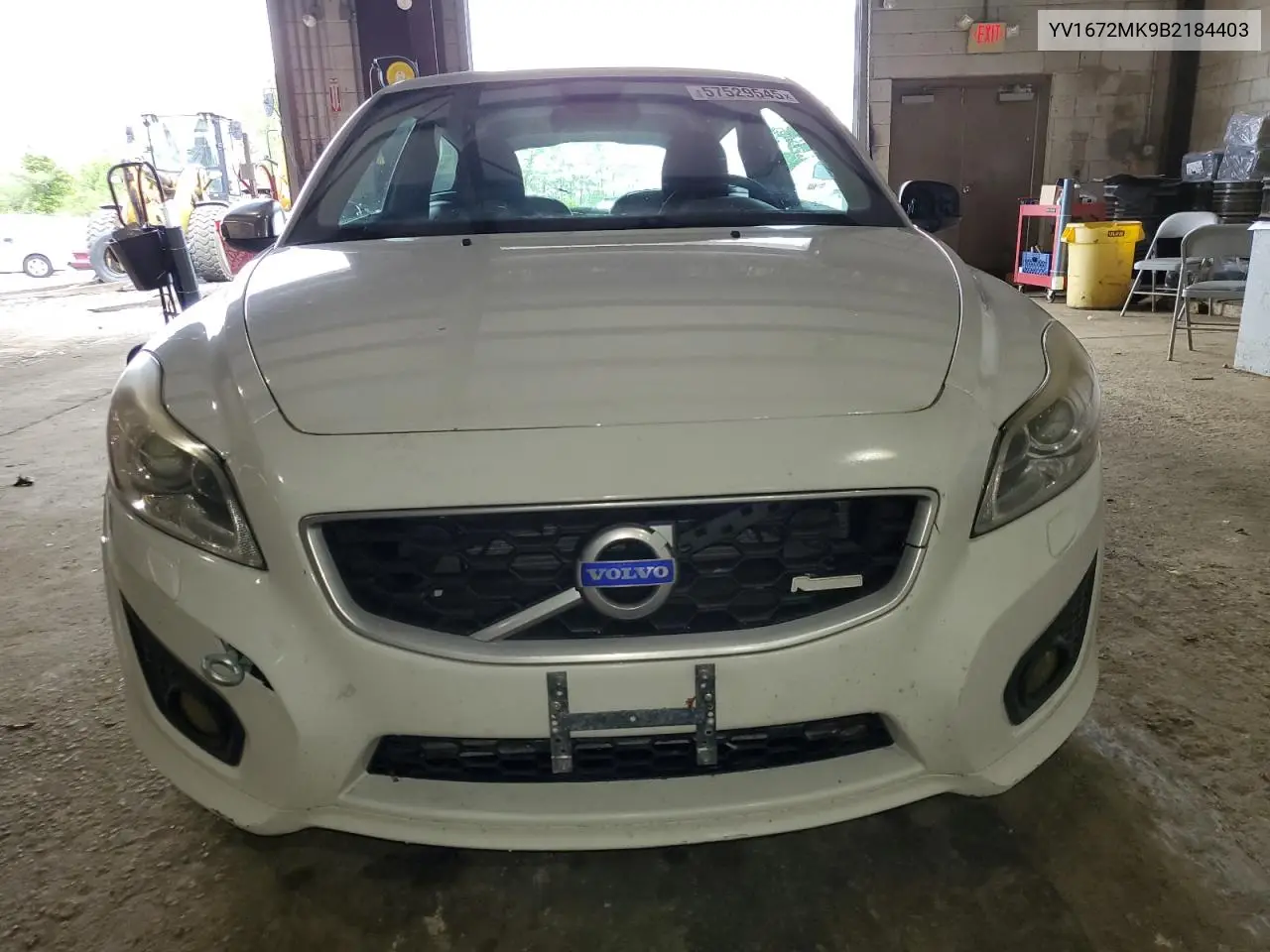 2011 Volvo C30 T5 VIN: YV1672MK9B2184403 Lot: 57529545