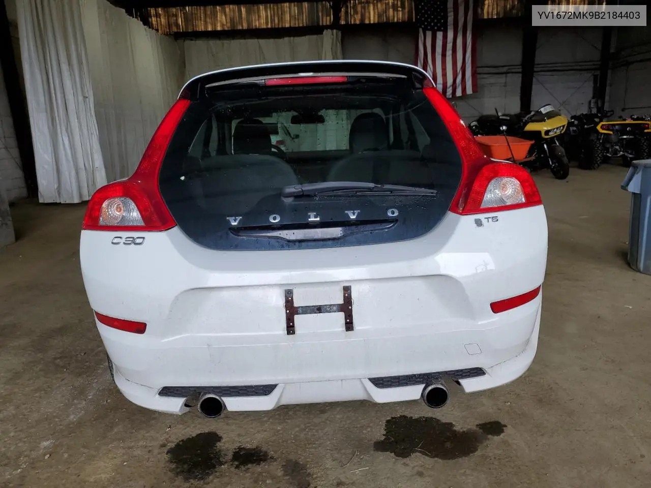 2011 Volvo C30 T5 VIN: YV1672MK9B2184403 Lot: 57529545