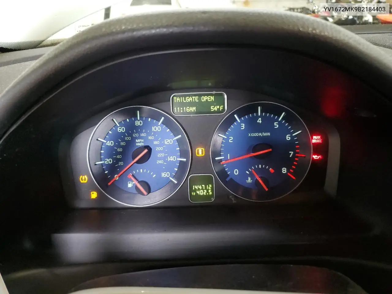 2011 Volvo C30 T5 VIN: YV1672MK9B2184403 Lot: 57529545