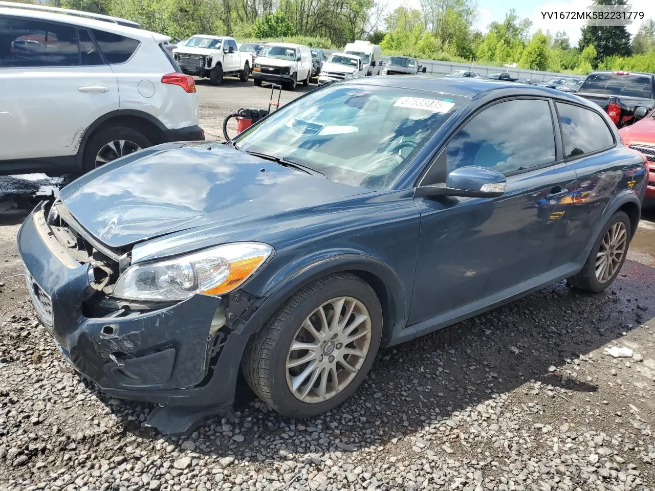 2011 Volvo C30 T5 VIN: YV1672MK5B2231779 Lot: 57533035