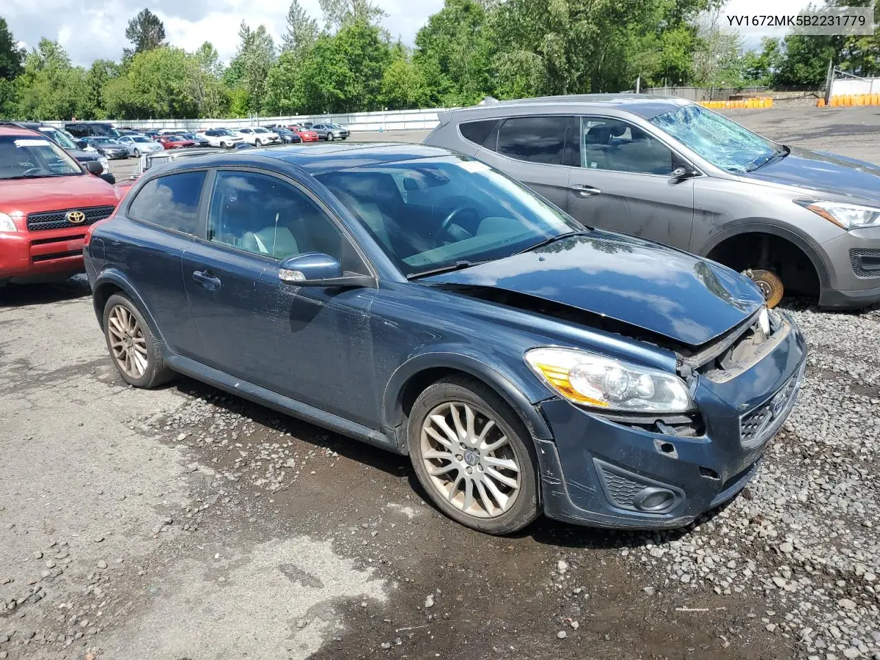 2011 Volvo C30 T5 VIN: YV1672MK5B2231779 Lot: 57533035