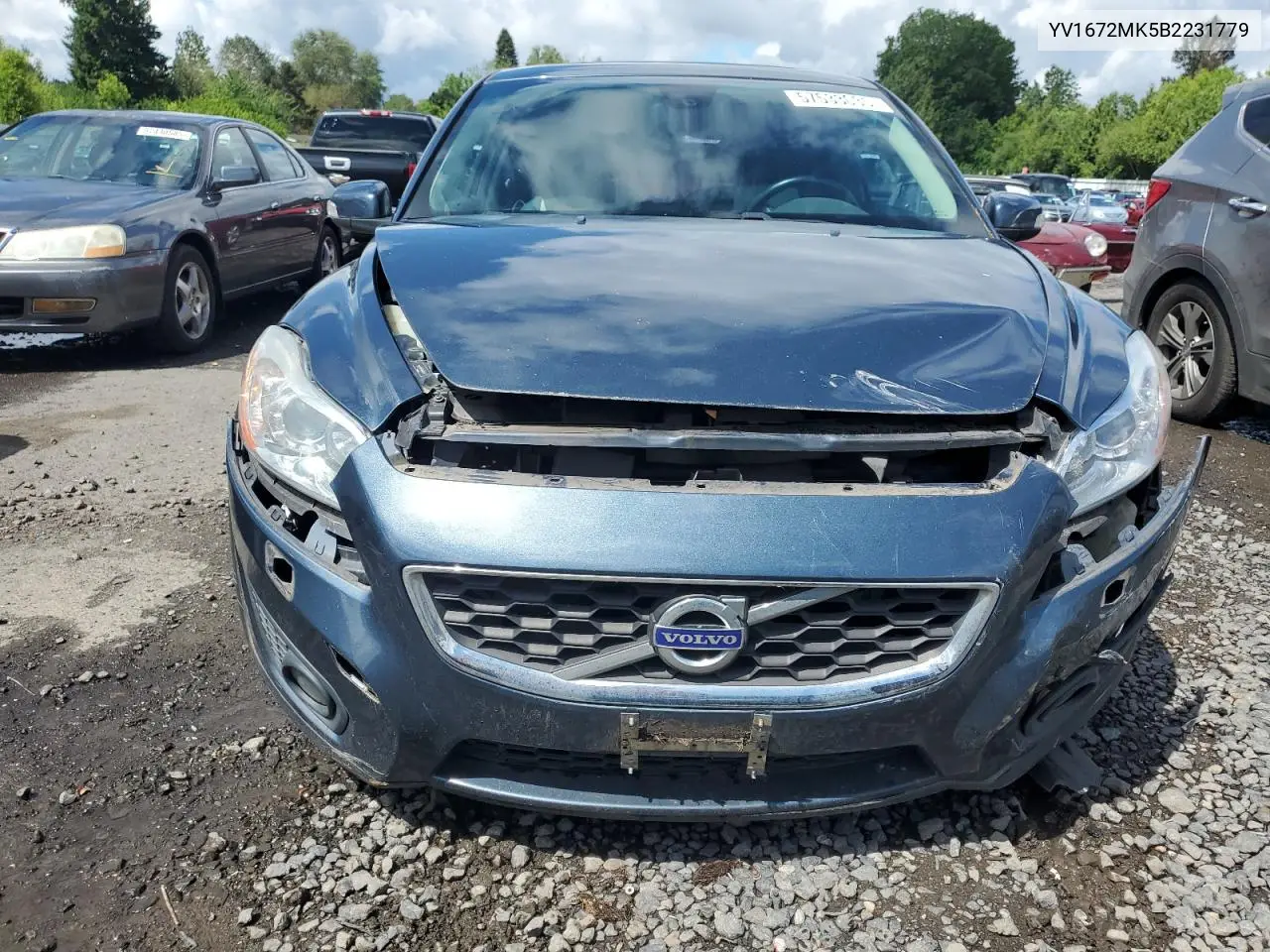 2011 Volvo C30 T5 VIN: YV1672MK5B2231779 Lot: 57533035