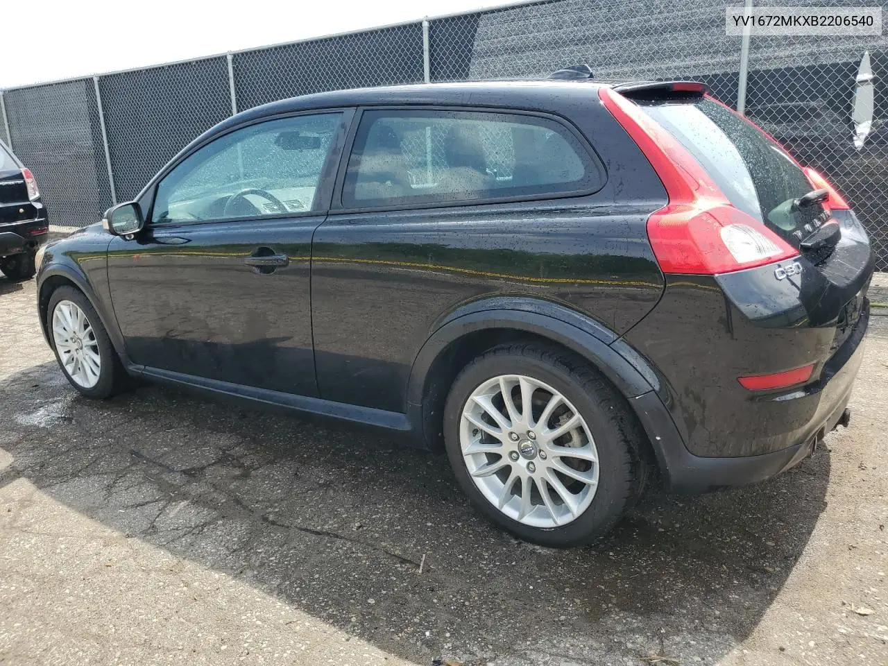 2011 Volvo C30 T5 VIN: YV1672MKXB2206540 Lot: 61576705