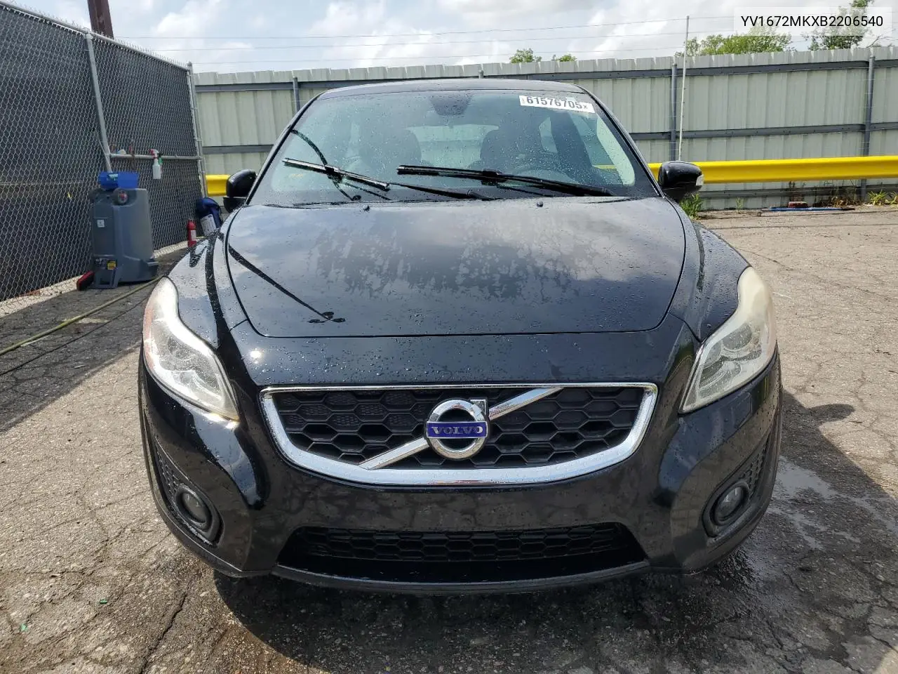 2011 Volvo C30 T5 VIN: YV1672MKXB2206540 Lot: 61576705