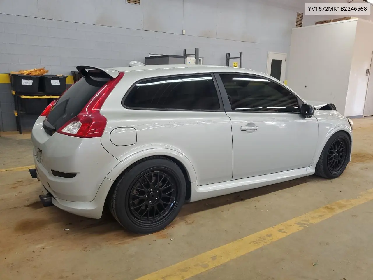 2011 Volvo C30 T5 VIN: YV1672MK1B2246568 Lot: 63269385