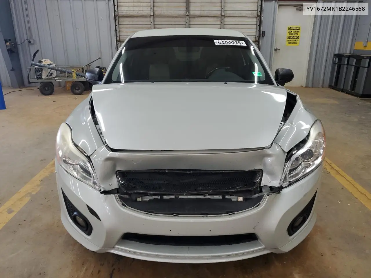 2011 Volvo C30 T5 VIN: YV1672MK1B2246568 Lot: 63269385