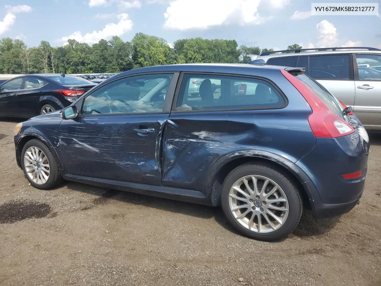 2011 Volvo C30 T5 VIN: YV1672MK5B2212777 Lot: 63972165