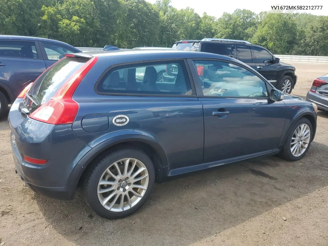 2011 Volvo C30 T5 VIN: YV1672MK5B2212777 Lot: 63972165