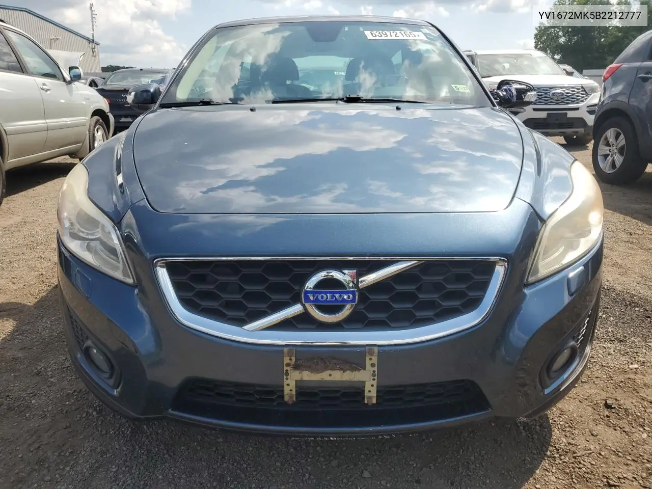 2011 Volvo C30 T5 VIN: YV1672MK5B2212777 Lot: 63972165