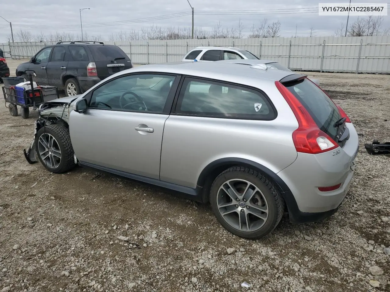 2012 Volvo C30 T5 VIN: YV1672MK1C2285467 Lot: 52970305