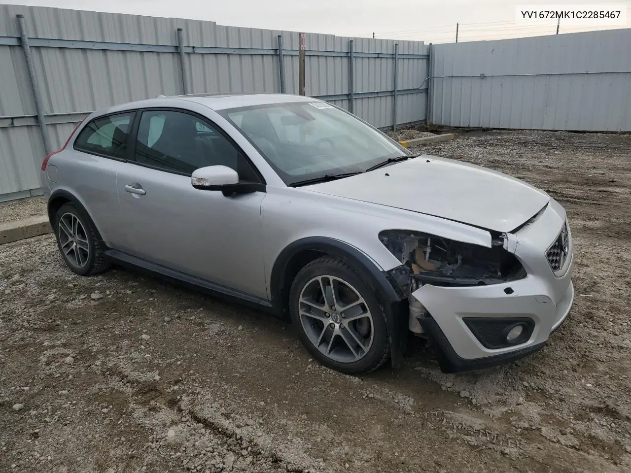 2012 Volvo C30 T5 VIN: YV1672MK1C2285467 Lot: 52970305