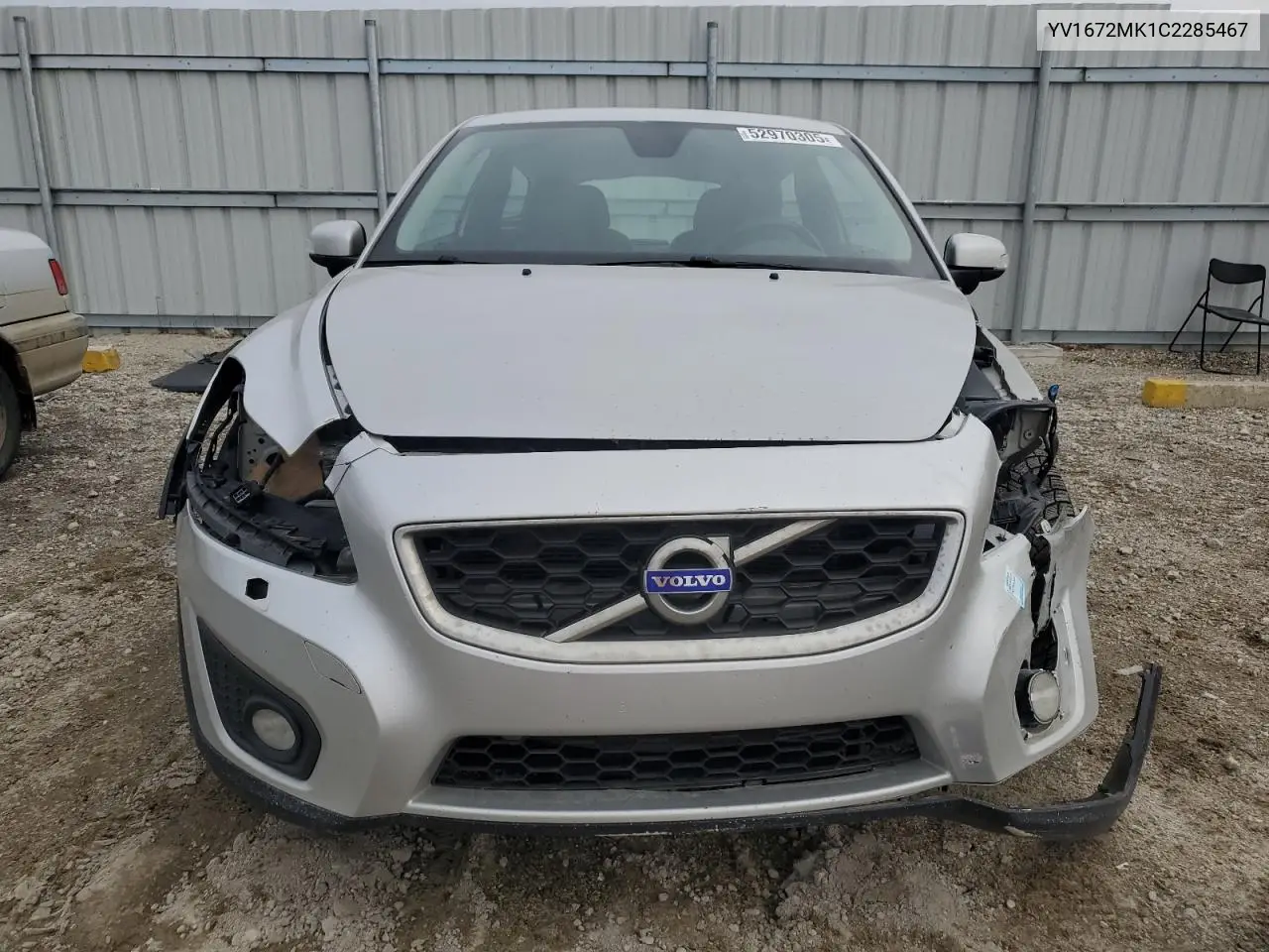 2012 Volvo C30 T5 VIN: YV1672MK1C2285467 Lot: 52970305