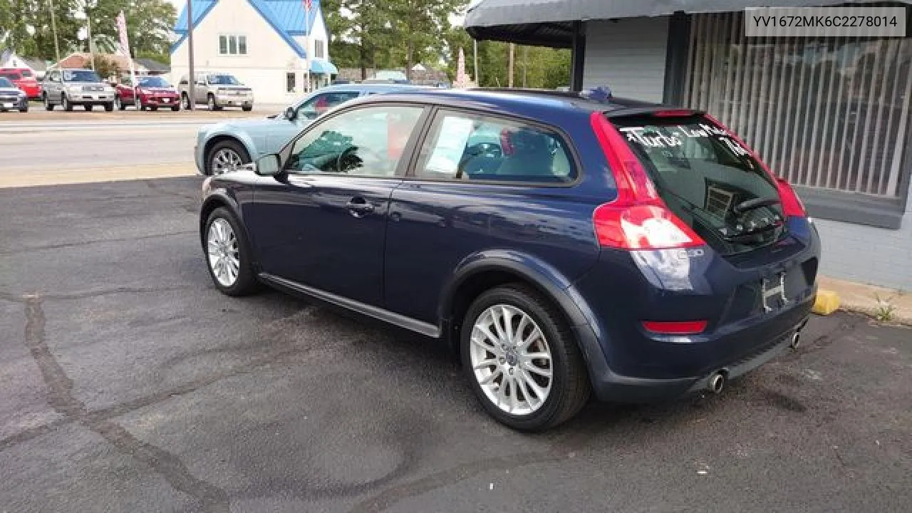 2012 Volvo C30 T5 VIN: YV1672MK6C2278014 Lot: 56059312