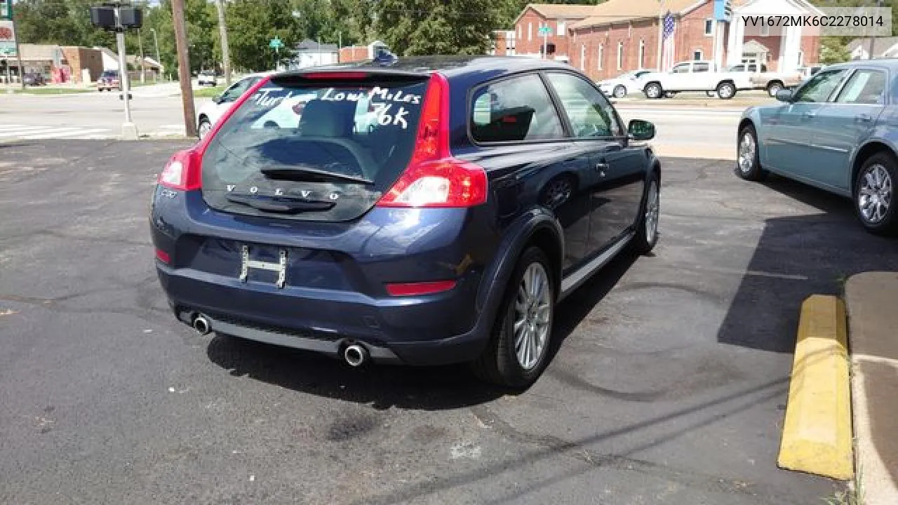 2012 Volvo C30 T5 VIN: YV1672MK6C2278014 Lot: 56059312