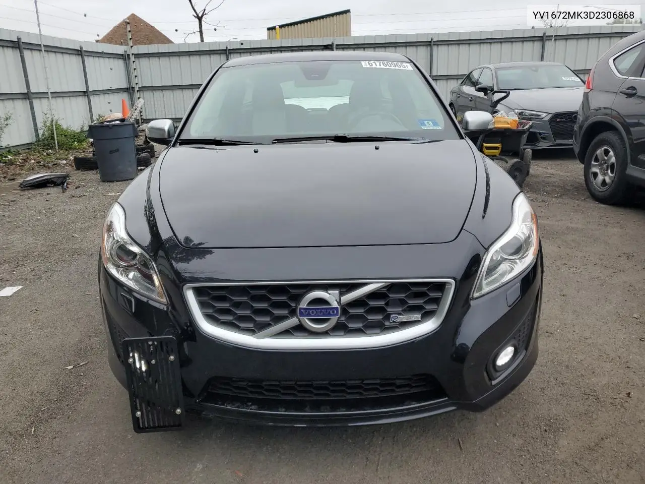 2013 Volvo C30 T5 VIN: YV1672MK3D2306868 Lot: 61760965