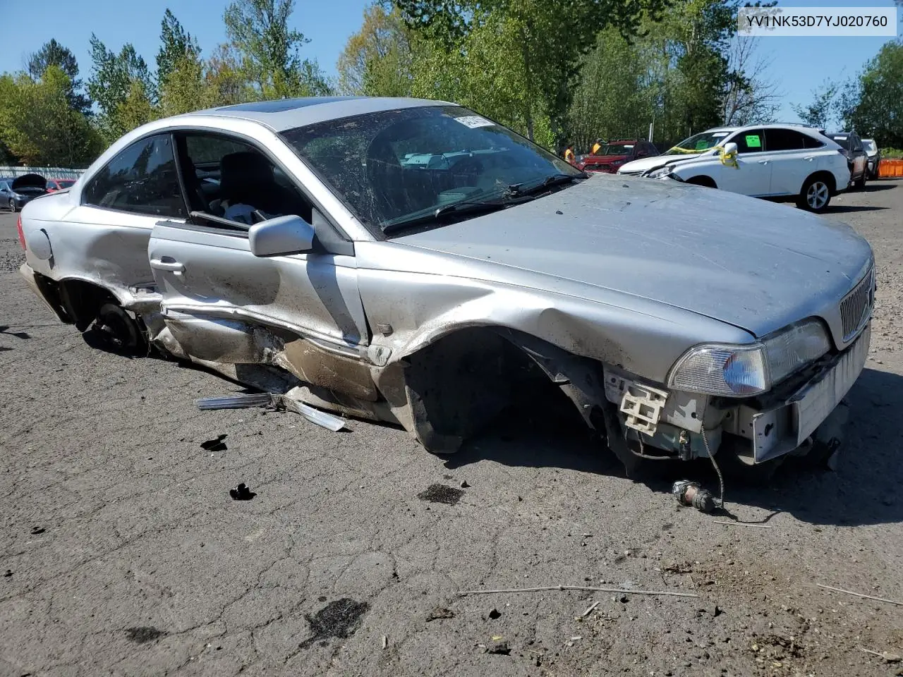 2000 Volvo C70 Turbo VIN: YV1NK53D7YJ020760 Lot: 54274155