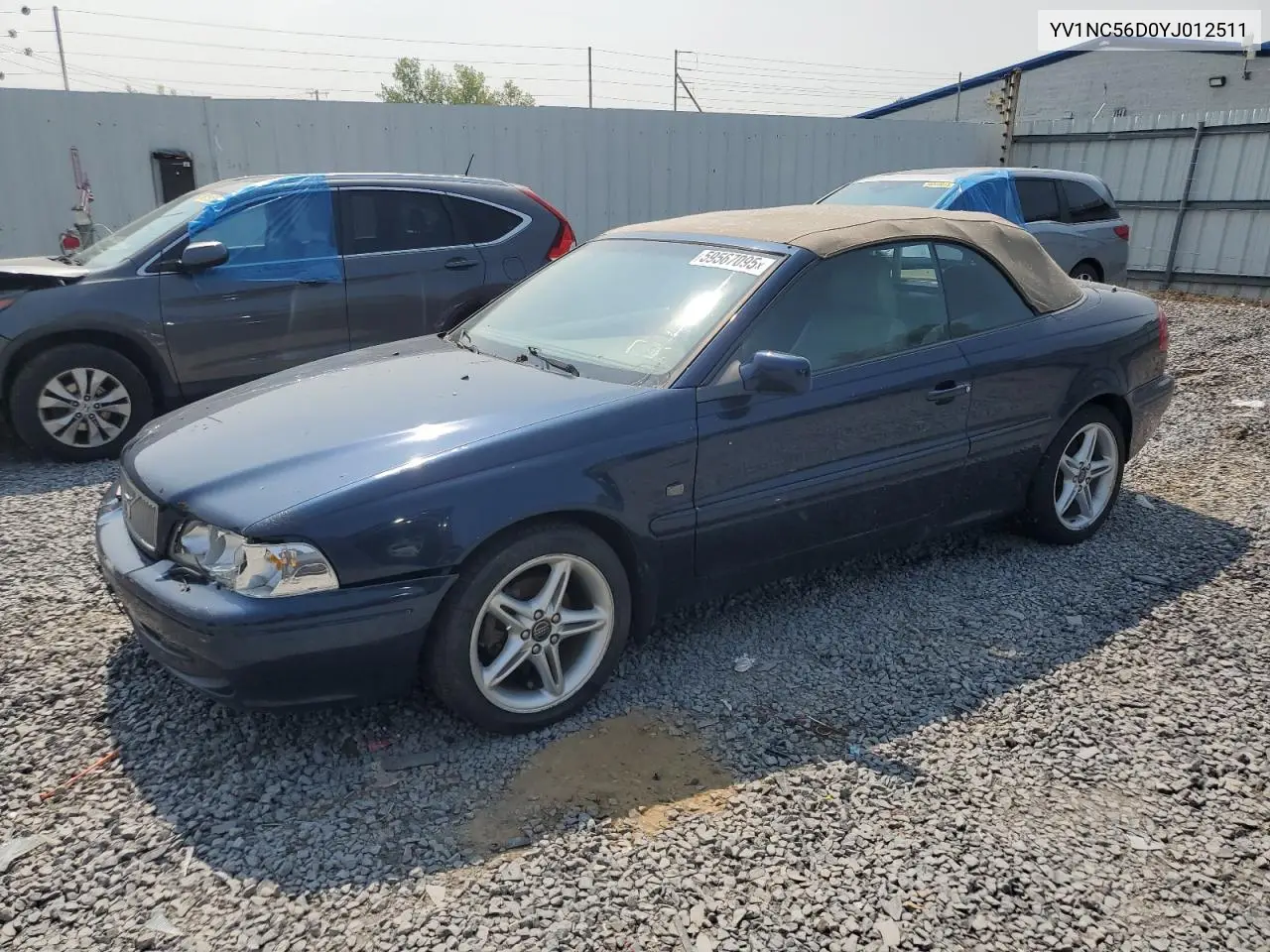 2000 Volvo C70 Turbo VIN: YV1NC56D0YJ012511 Lot: 59567095
