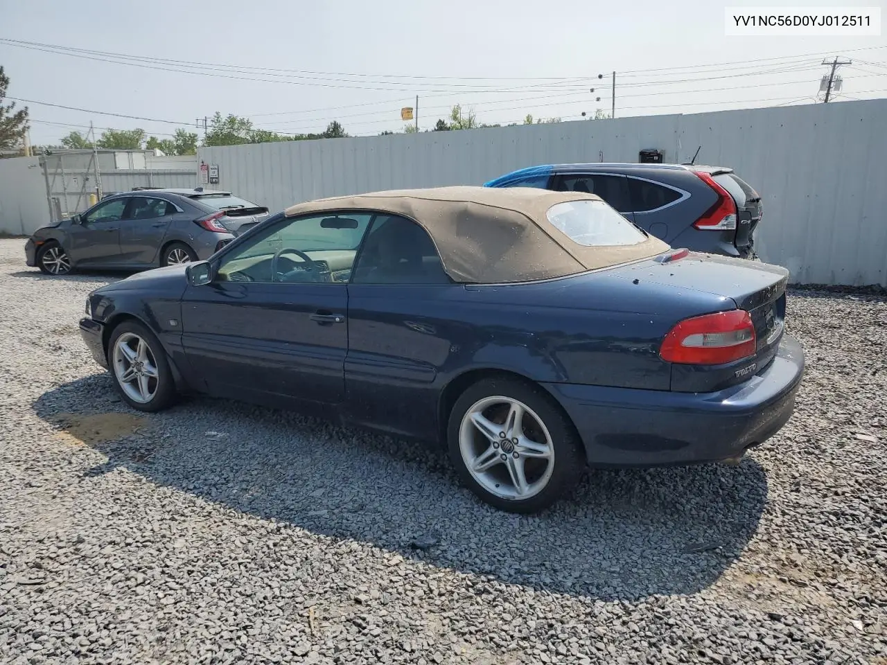 2000 Volvo C70 Turbo VIN: YV1NC56D0YJ012511 Lot: 59567095