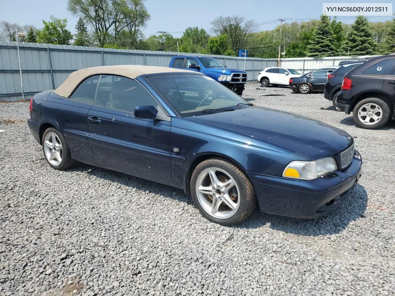 2000 Volvo C70 Turbo VIN: YV1NC56D0YJ012511 Lot: 59567095