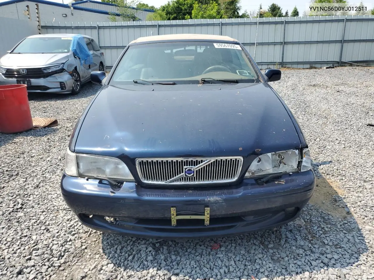 2000 Volvo C70 Turbo VIN: YV1NC56D0YJ012511 Lot: 59567095