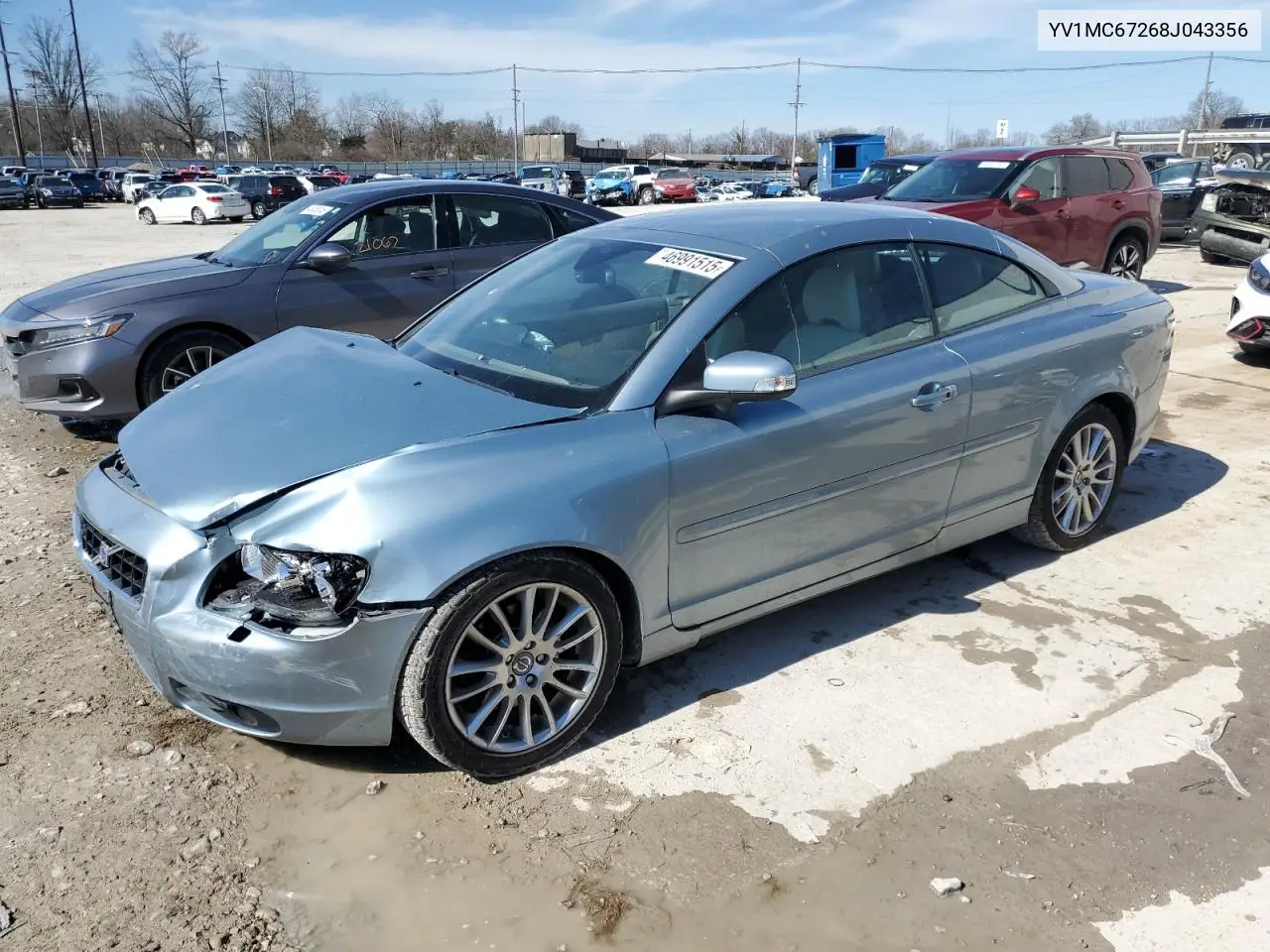 2008 Volvo C70 T5 VIN: YV1MC67268J043356 Lot: 46991515