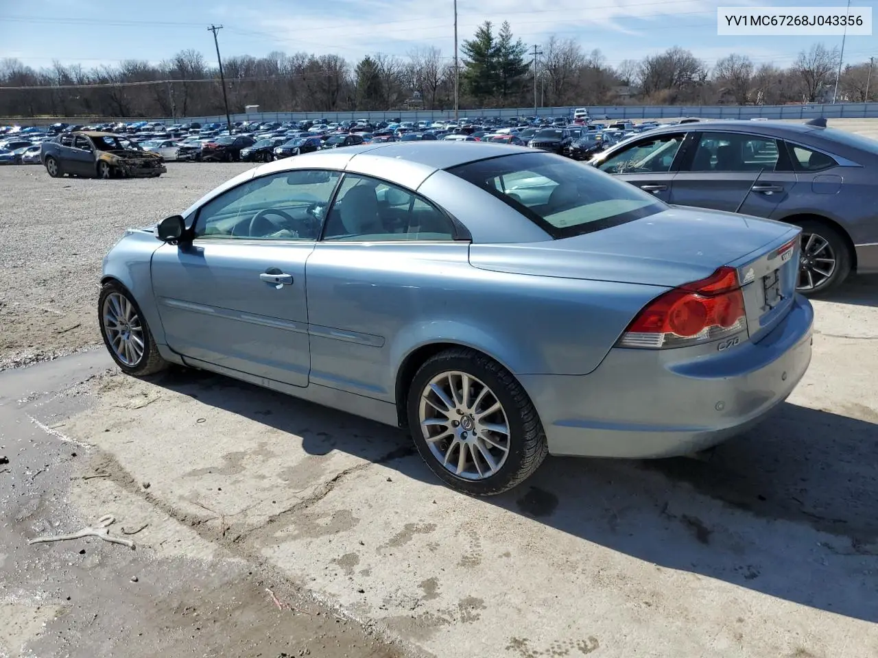 2008 Volvo C70 T5 VIN: YV1MC67268J043356 Lot: 46991515