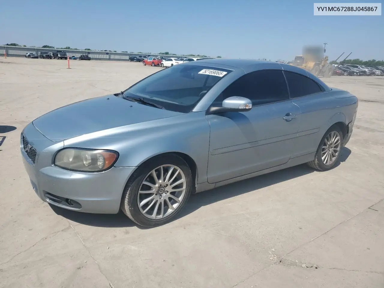 2008 Volvo C70 T5 VIN: YV1MC67288J045867 Lot: 52169065