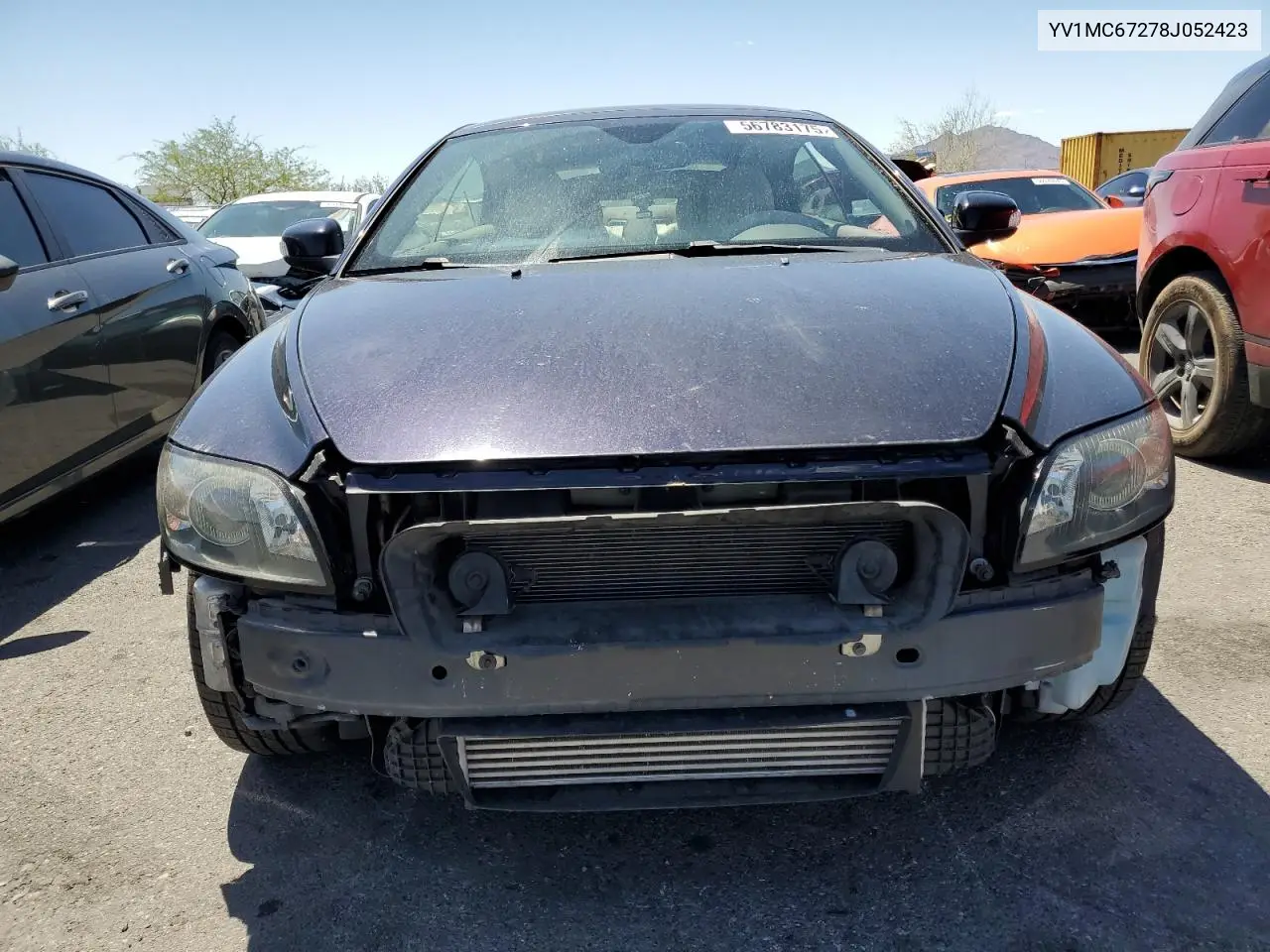 2008 Volvo C70 T5 VIN: YV1MC67278J052423 Lot: 56783175