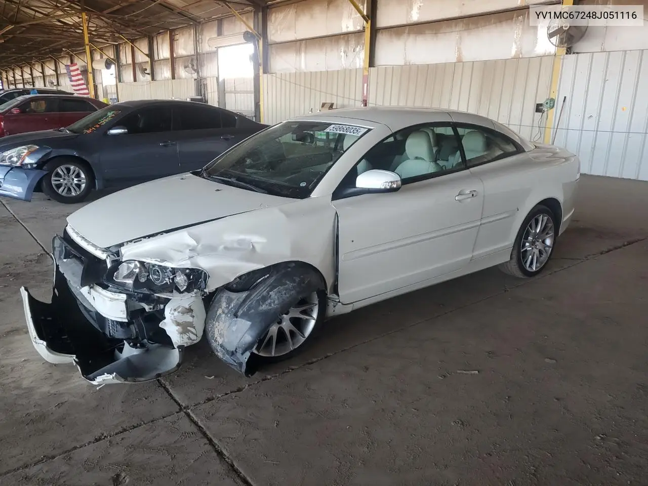 2008 Volvo C70 T5 VIN: YV1MC67248J051116 Lot: 59868035