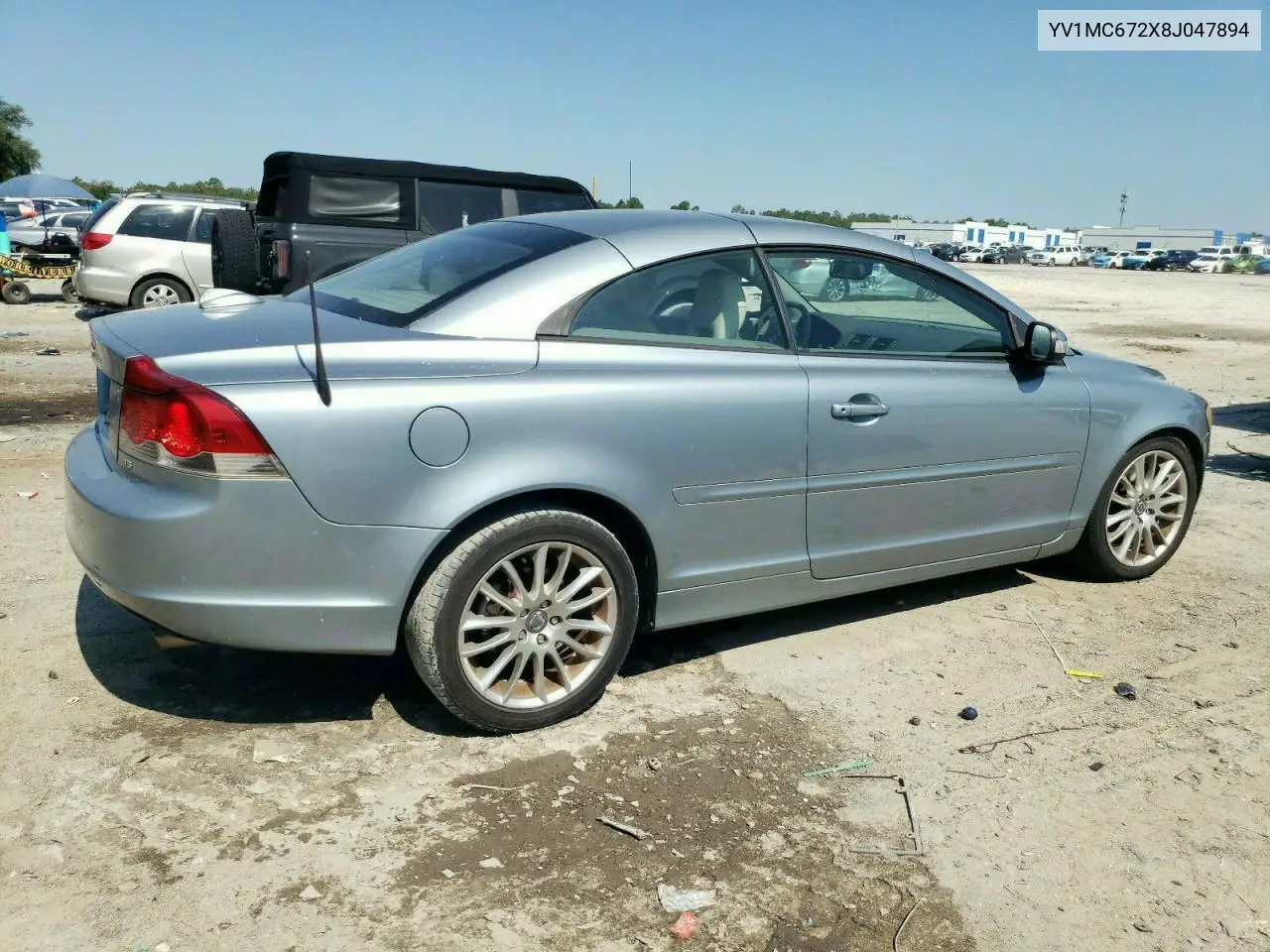 2008 Volvo C70 T5 VIN: YV1MC672X8J047894 Lot: 61343255