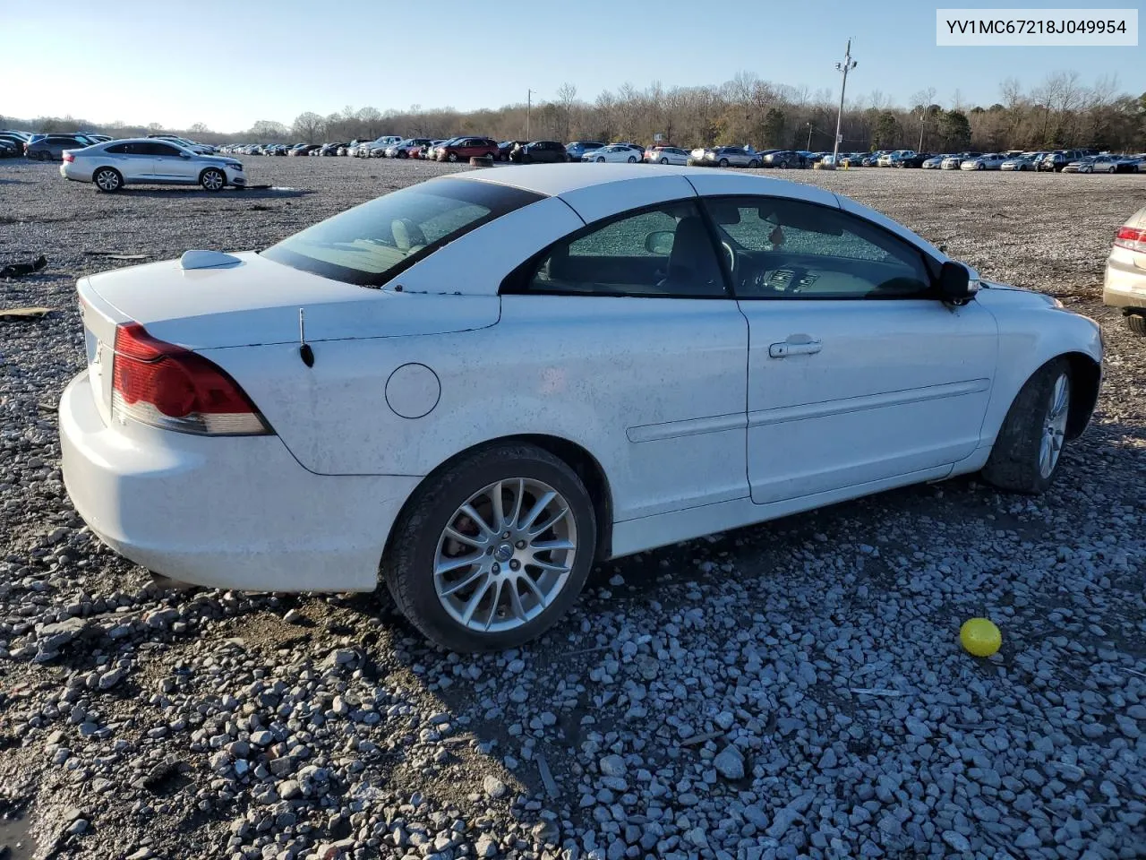 2008 Volvo C70 T5 VIN: YV1MC67218J049954 Lot: 88132055