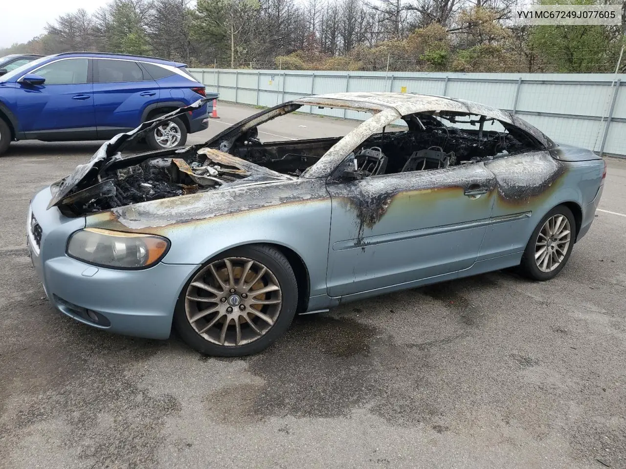 2009 Volvo C70 T5 VIN: YV1MC67249J077605 Lot: 55540505